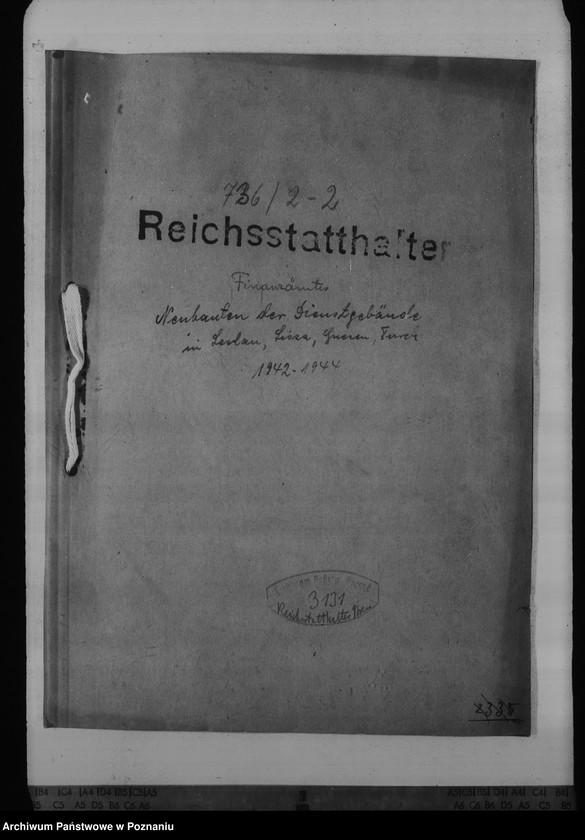 Obraz 4 z jednostki "Finanzämter - Neubauten der Dienstgebäude in Leslau, Lissa, Gnesen, Turek"