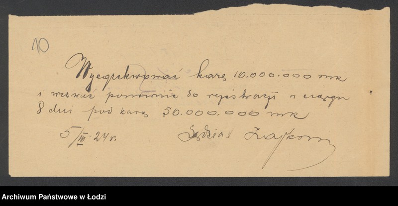 Obraz 12 z jednostki "Majlech Bromberg- drobny handel skórą"