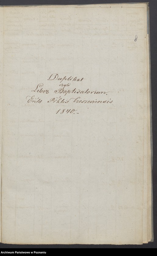 Obraz 7 z jednostki "Duplikat Liber Baptisator[-um], Copulator[-um] et Mortuorum"