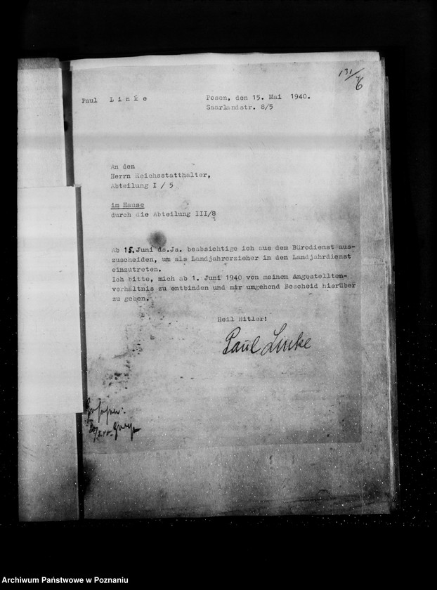 Obraz 10 z jednostki "Angestellten der Zentralstelle "Deutsche Volksliste" Posen"