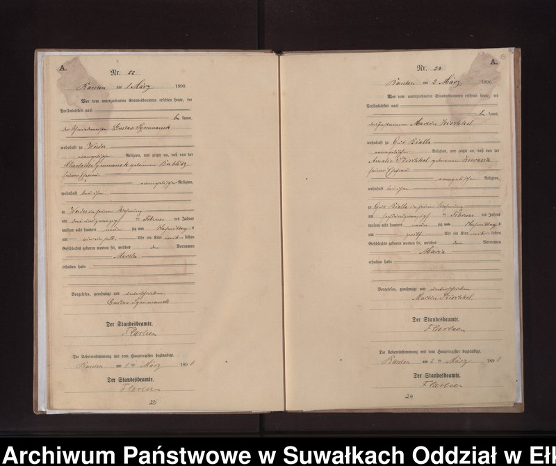 image.from.unit.number "Geburts-Neben-Register des Preussischen Standes-Amtes Neuhoff Kreis Loetzen"