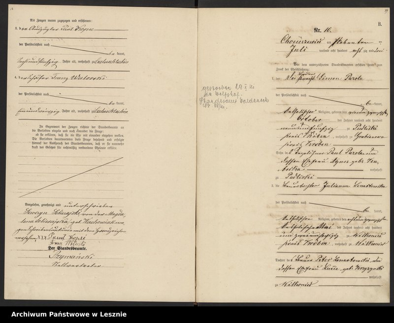 Obraz 12 z jednostki "[Księga małżeństw]"