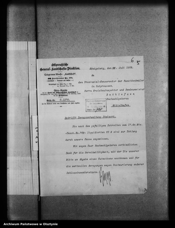 image.from.unit.number "Steinort, Schloss"