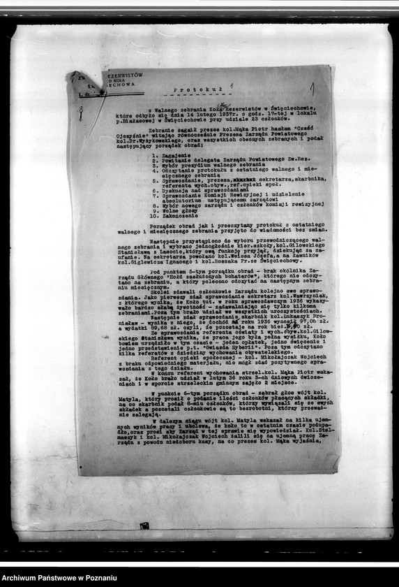 Obraz 5 z jednostki "Protokoły zebrań - Święciechowa"