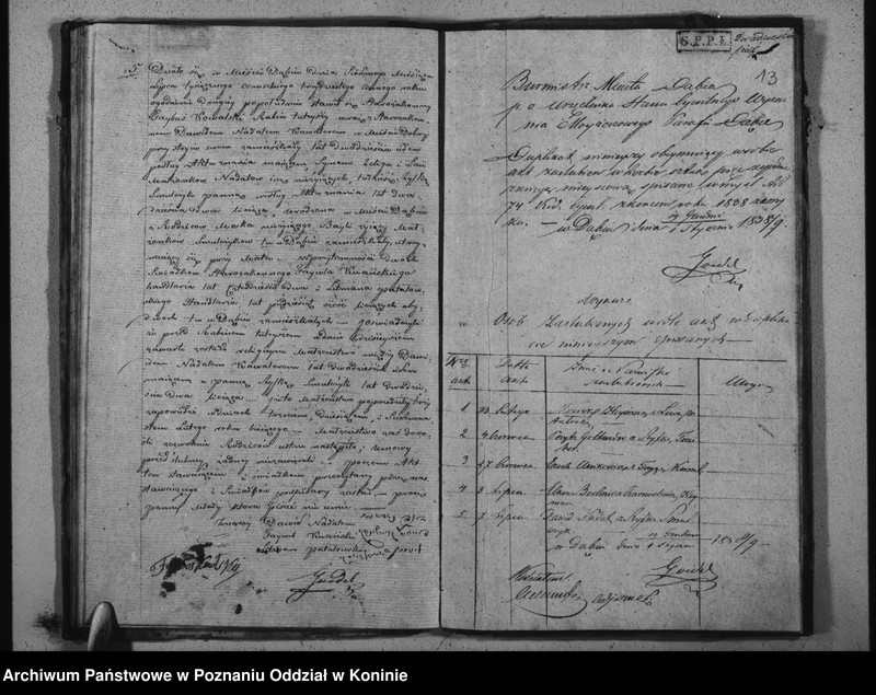 Obraz 16 z jednostki "Duplikat urodzonych, zaślubionych i zgonów"
