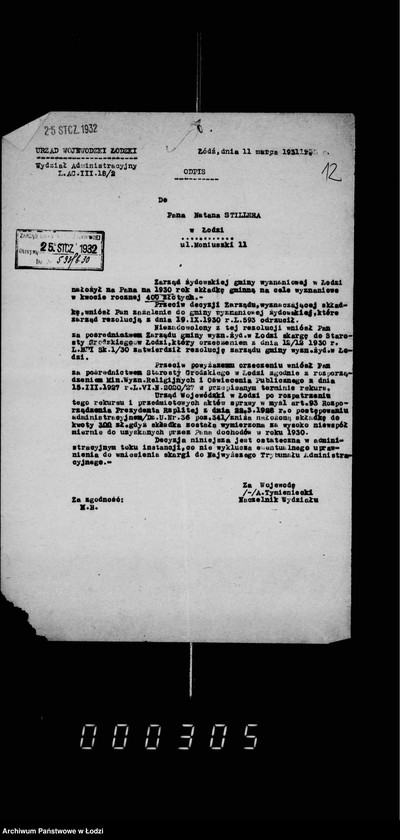 Obraz 16 z jednostki "[Składki na rzecz gminy]"