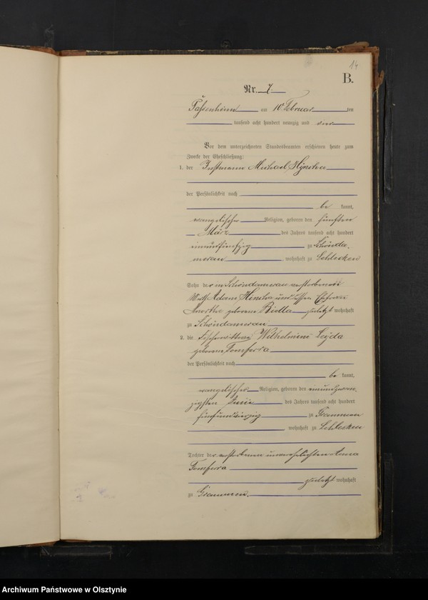 image.from.unit.number "Heiraths-Haupt-Register Nr 1 - 48"