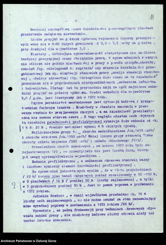 image.from.unit.number "Protokóły z posiedzeń Komisji Zdrowia, Ochrony Środowiska i Spraw Socjalnych Wojewódzkiej Rady Narodowej w Zielonej Górze; Nr 4 - 6; Tom 2 "