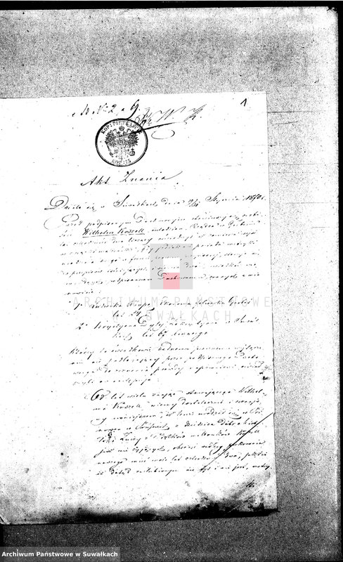 image.from.unit.number "[Dowody do Aktów Małżeństw zawartych w Parafii Ewang.-Augsb. w Suwałkach w roku 1869]"