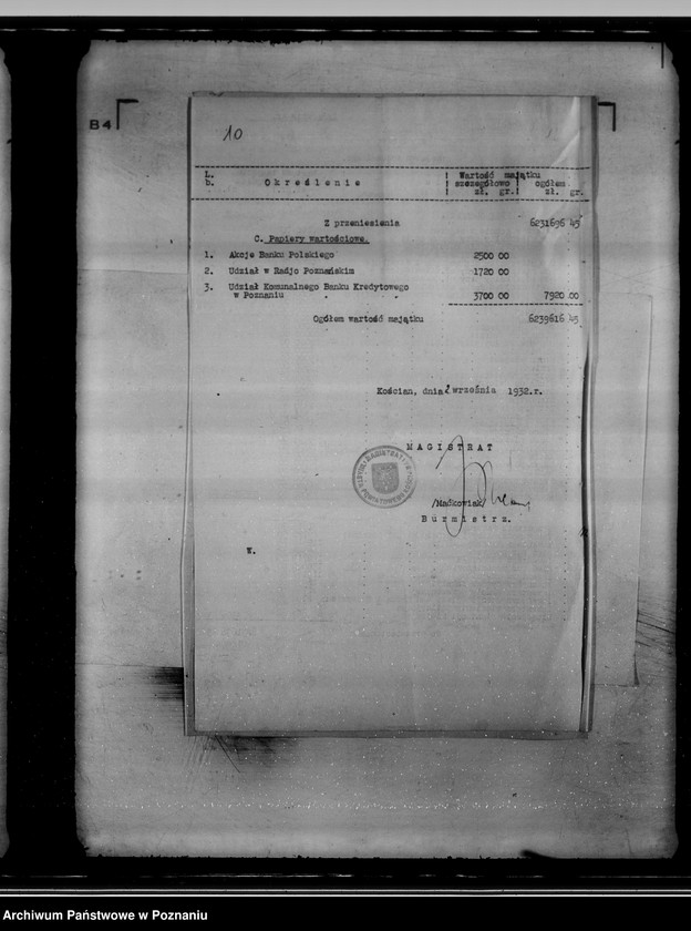 Obraz 14 z jednostki "Akta dotyczące miasta Kościan - daniny komunalne"