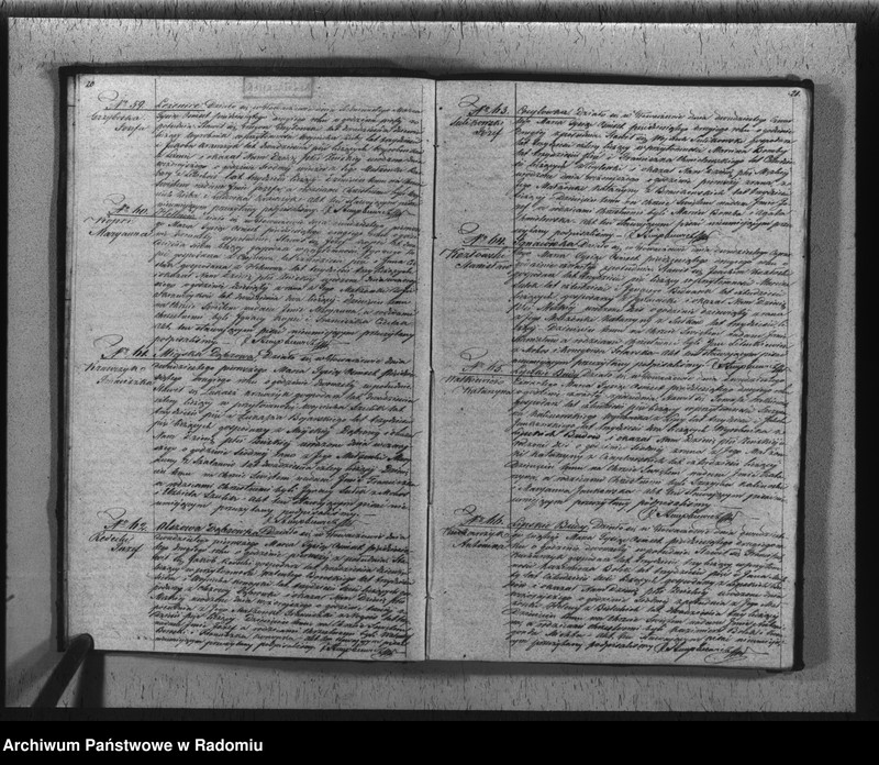 image.from.unit.number "Duplikat akt urodzonych, zaślubionych i zmarłych z parafii Głowaczów w roku 1852"