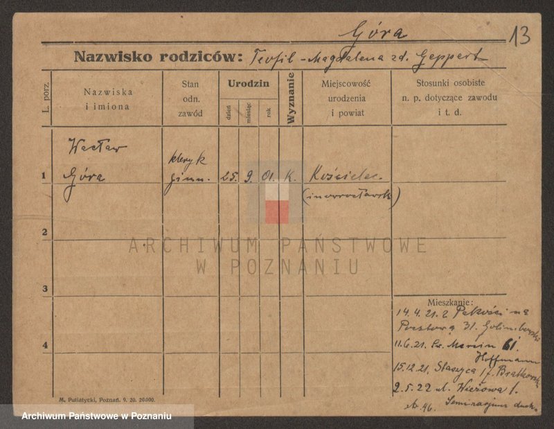 Obraz 13 z jednostki "Gur - Gurkiewicz"