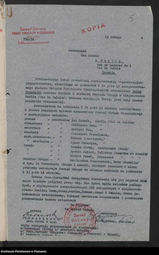 image.from.unit.number "Akta Komendanta Głównego Związku Powstańców Wielkopolskich."
