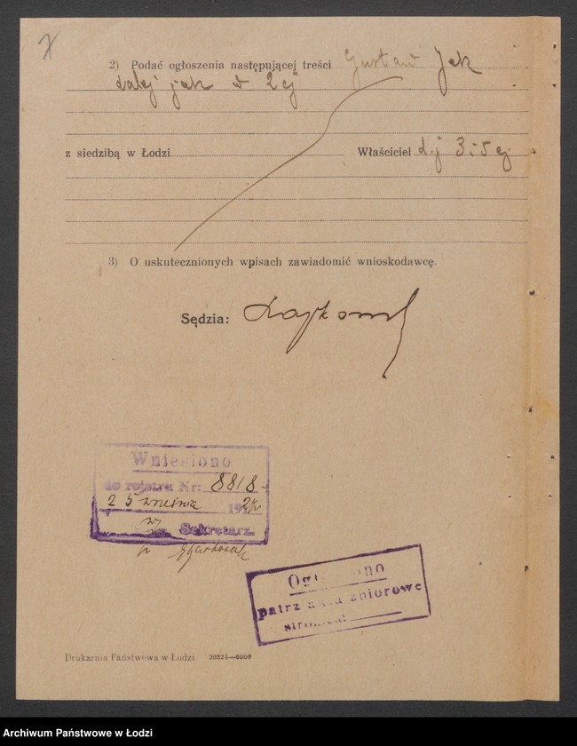 Obraz 9 z jednostki "Gustaw Jek – sklep rzeźniczy"