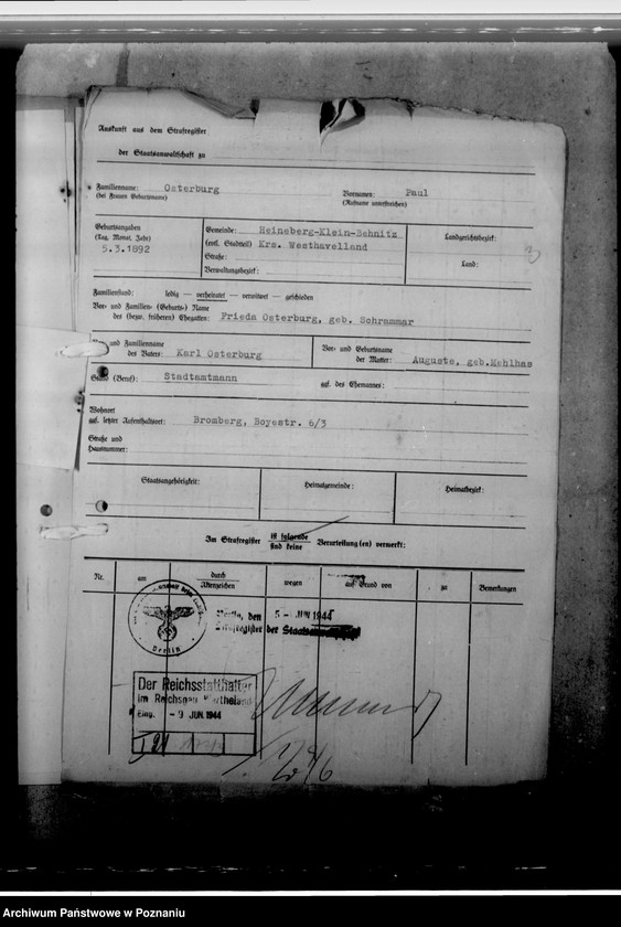 Obraz 7 z jednostki "Osterburg, Paul - urzędnik miejski"