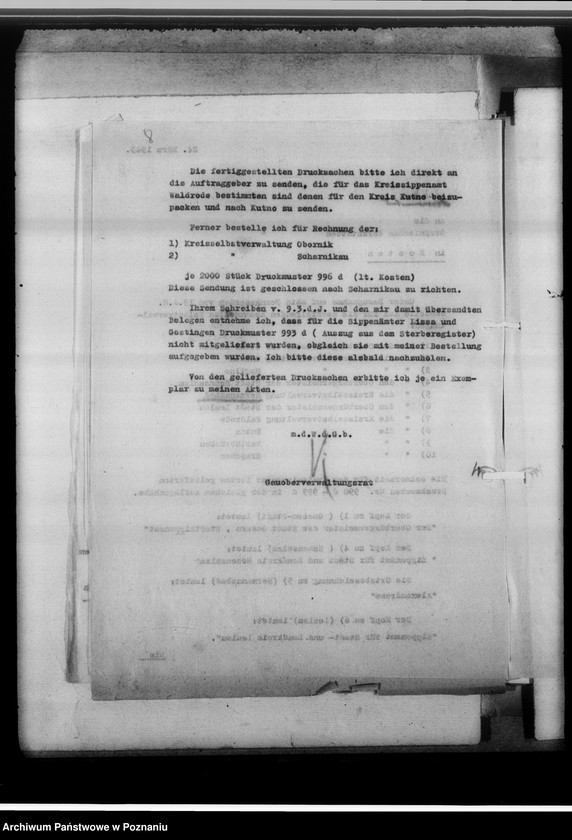 Obraz 12 z jednostki "[Korespondencja w sprawach organizacyjnych i działalności], Kreissippenamt Hermannsbad [Ciechocinek, powiat Aleksandrów Kujawski, województwo bydgoskie]"