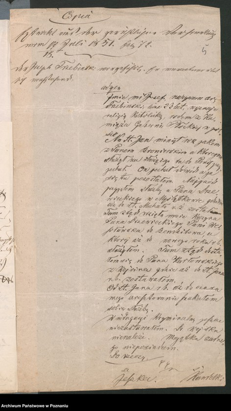 Obraz 9 z jednostki "A. betr. den polnischen Überläufer Joseph Trzebiński"