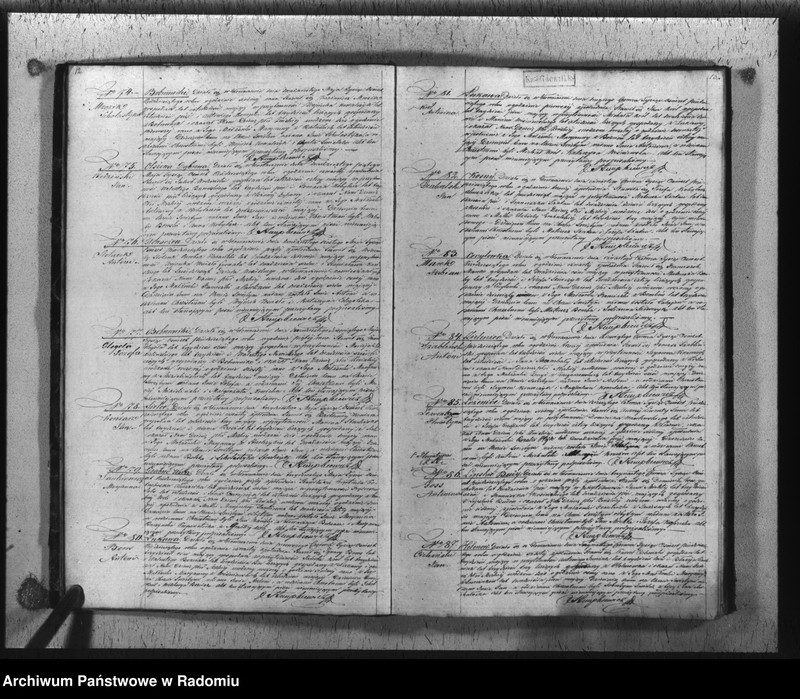 image.from.unit.number "Duplikat akt urodzonych, zaślubionych i zmarłych z parafii Głowaczew na rok 1850"