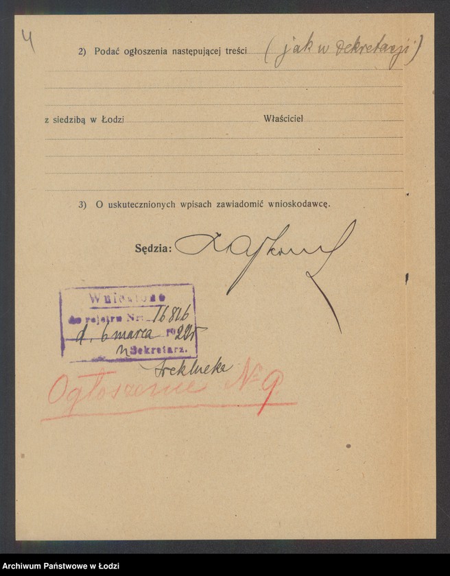 Obraz 6 z jednostki "Hersz Lajb Gliksman- tkalnia mechaniczna"