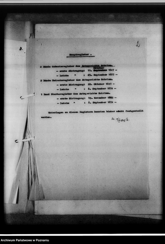 Obraz 6 z jednostki "Register der Juden, Dissidenten und Kirchenbuchduplikate [powiaty: śremski, średzki i wolsztyński]"