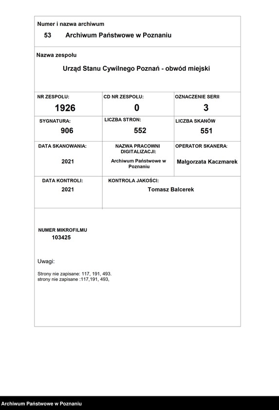 Obraz 1 z jednostki "Księga miejscowa małżeństw tom II"