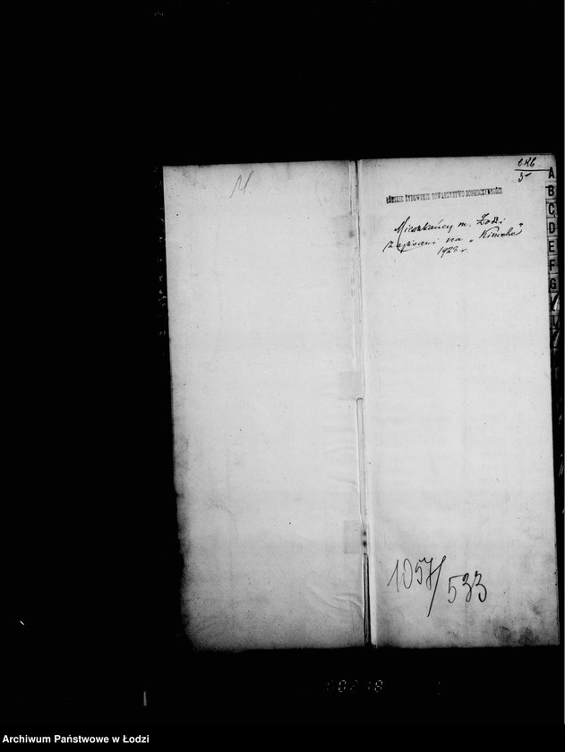 Obraz 4 z jednostki "Mieszkańcy m. Łodzi zapisani w "Kimche""