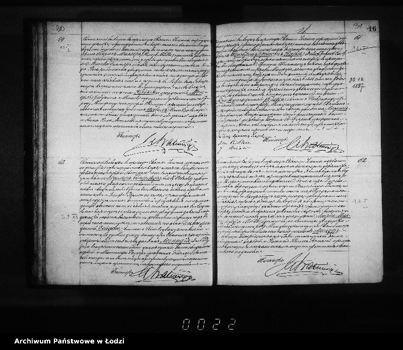 Obraz 20 z jednostki "Akta urodzeń, małżeństw i zgonów"