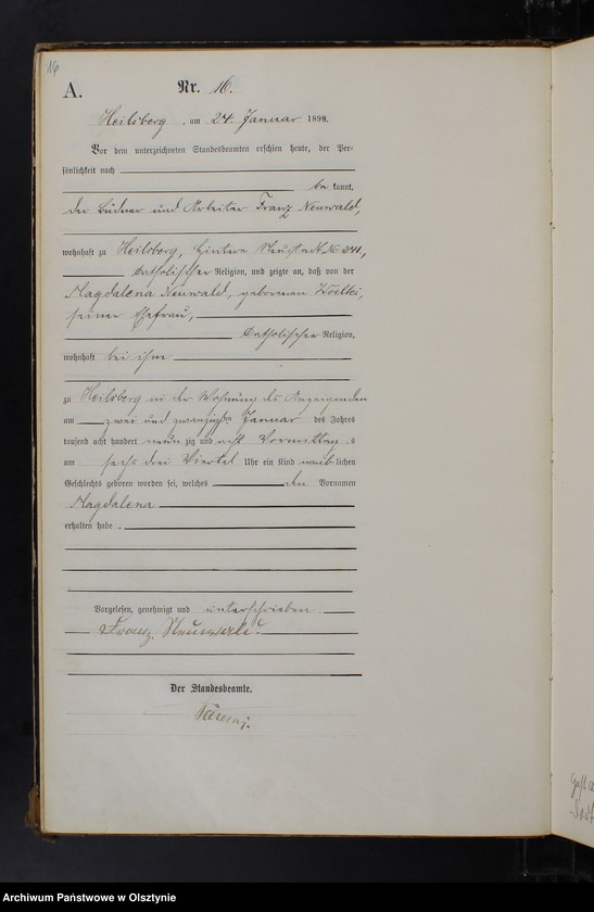 image.from.unit.number "Geburts-Haupt-Register Nr 1 - 164"