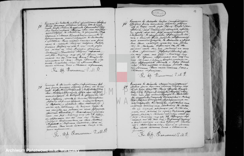 Obraz 19 z jednostki "Akta urodzeń, małżeństw i zgonów"