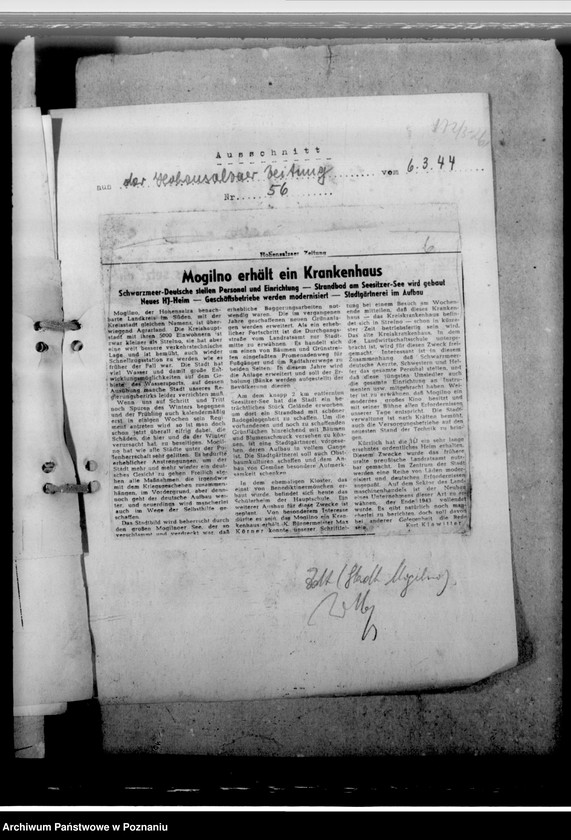 Obraz 10 z jednostki "Aus der Geschichte des Gebietes- Bezirken- Hohensalza"