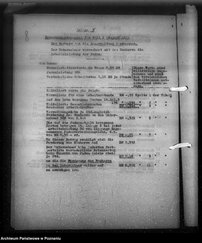 Obraz 12 z jednostki "Kształtowanie cen w budownictwie przy zatrudnianiu Żydów"