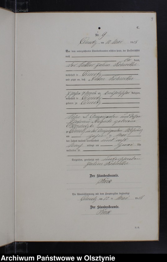 image.from.unit.number "Sterbe-Neben-Register Nr 1 - 23"