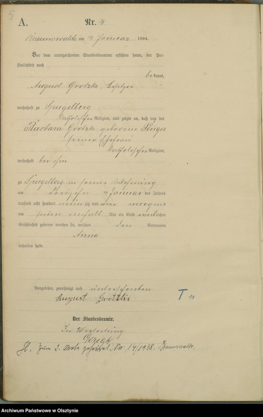 image.from.unit.number "Geburts-Haupt-Register Nr 1 - 103"