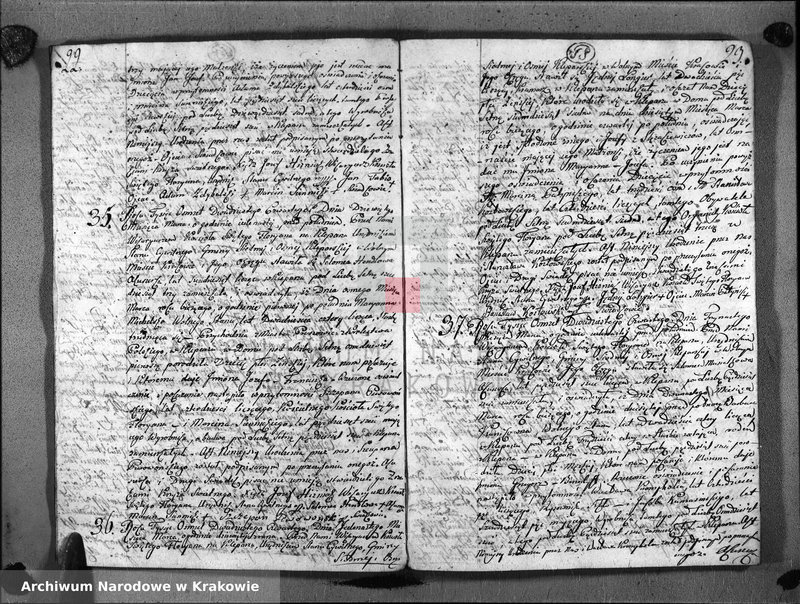 Obraz 14 z jednostki "Księga Aktów Urodzenia i Uznania dla Parafii Sgo Floryana przy Krakowie na Rok 1824"