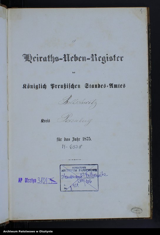 image.from.unit.number "Heiraths-Neben-Register Nr 1 - 21"
