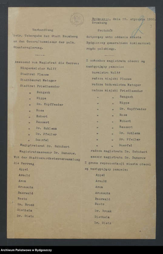 image.from.unit.number "Przejęcie miasta przez rządy polskie"