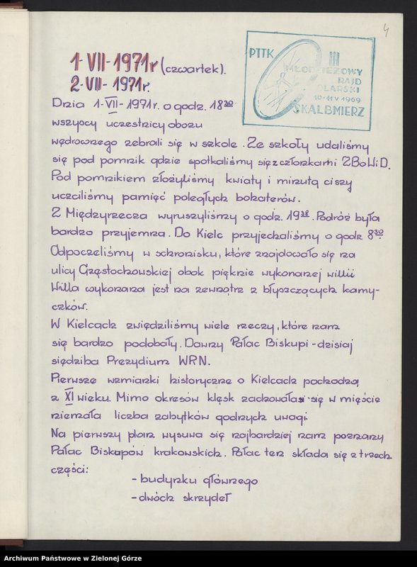 image.from.unit.number "Zasadnicza Szkoła Budowlana i Technikum Budowlane w Międzyrzeczu - Praca na konkurs: "Szlakiem Hubalczyków (obóz wędrowny)". Tom I"