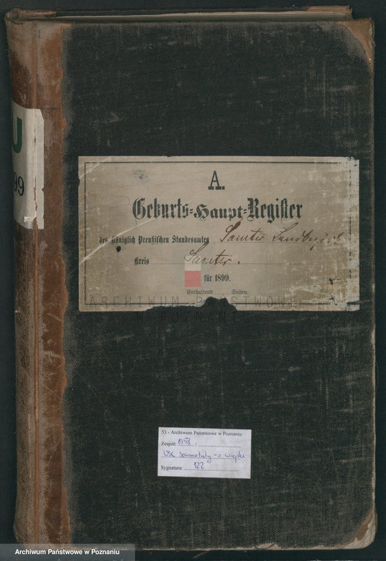 Obraz 2 z jednostki "Geburts-Haupt-Register"