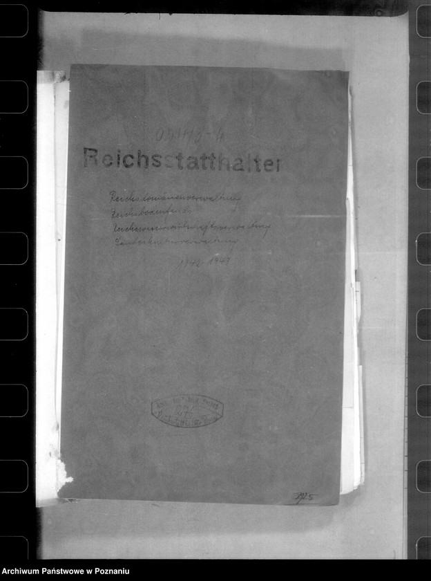 Obraz 4 z jednostki "Reichsdomänenverwaltung. Reichsbodenfonds. Reichswasserwirtschaftsverwaltung. Landeskulturverwaltung"