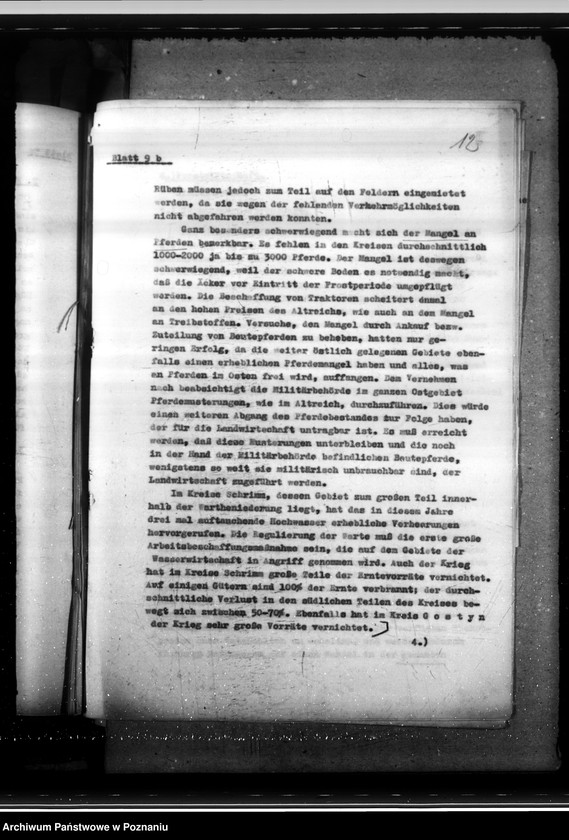 Obraz 15 z jednostki "Lageberichte des Regierungspräsidenten - Posen"