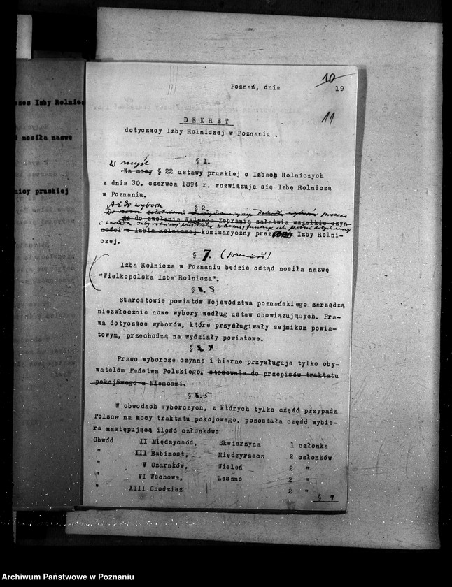 Obraz 17 z jednostki "Sprawy szczegółowo-administracyjne Wielkopolska Izba Rolnicza"