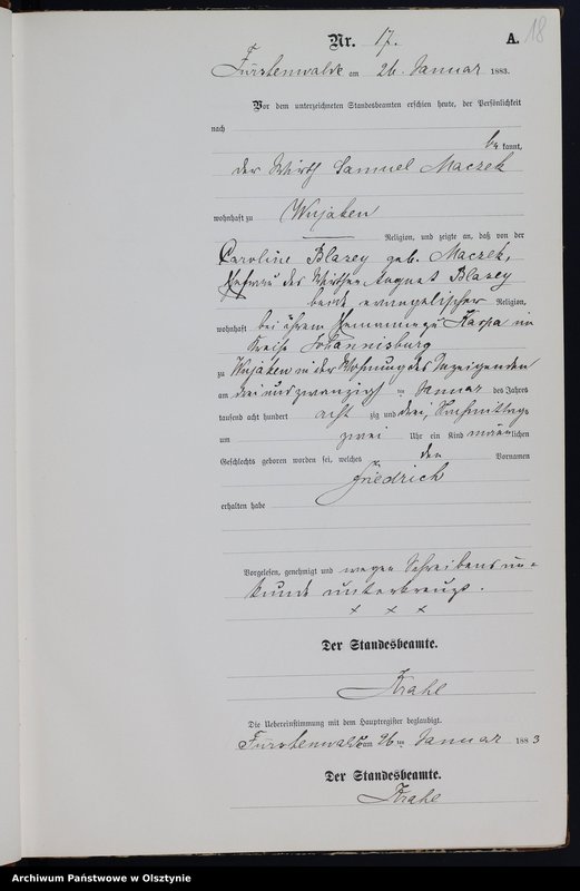 image.from.unit.number "Geburts-Neben-Register Nr 1 - 285"