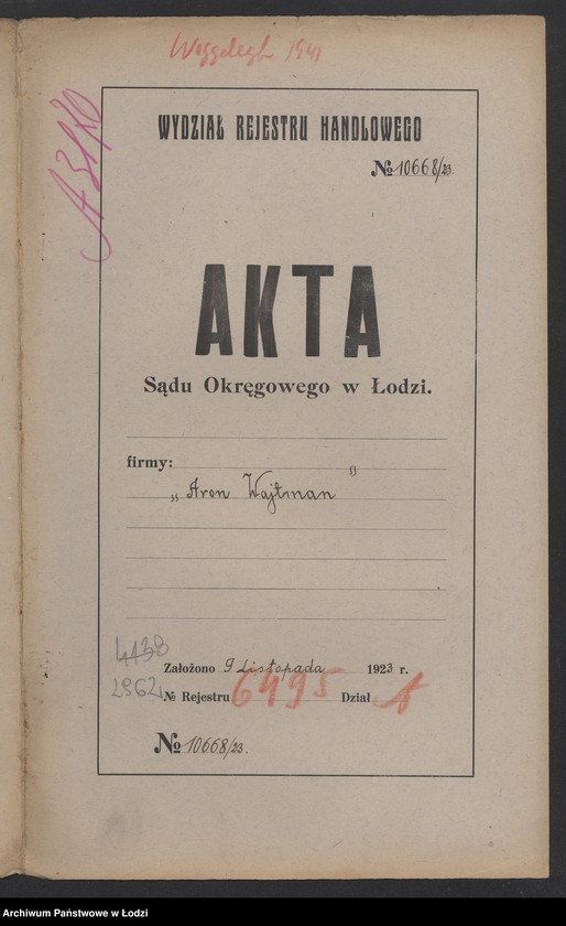 Obraz 2 z jednostki "Aron Wajtman- handel meblami"