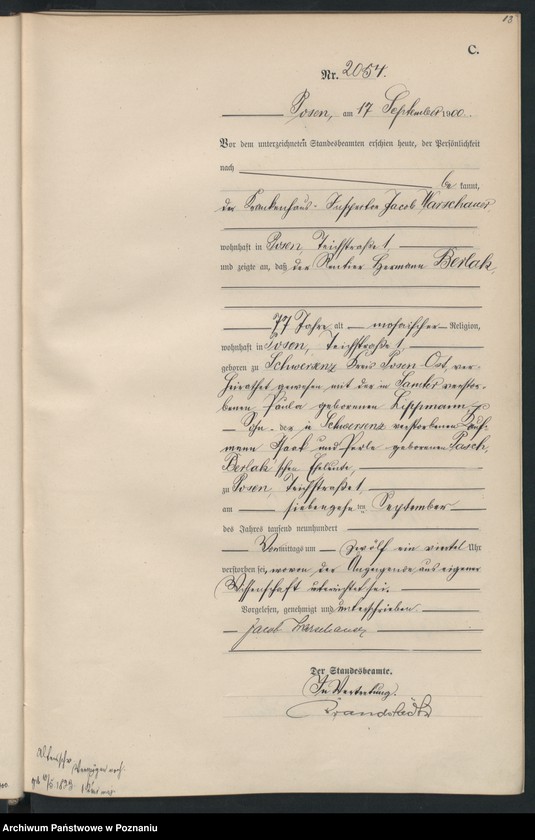 Obraz 16 z jednostki "Księga miejscowa zgonów"