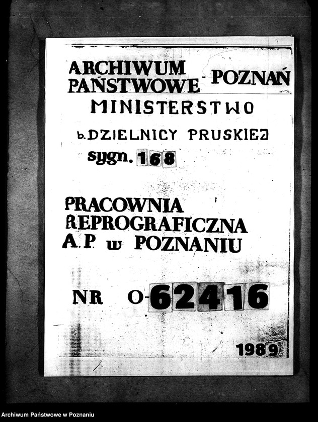 Obraz 1 z jednostki "Akta ogólne przemysłu rolnego"