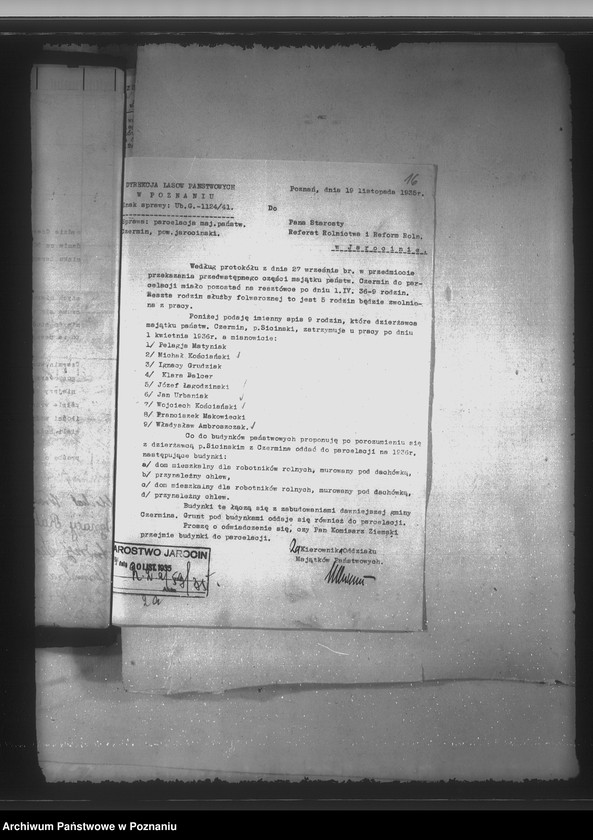 Obraz 20 z jednostki "Parcelacja majątku Czermin"