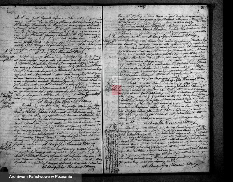 Obraz 3 z jednostki "Duplikat urodzonych, zaślubionych i zgonów"
