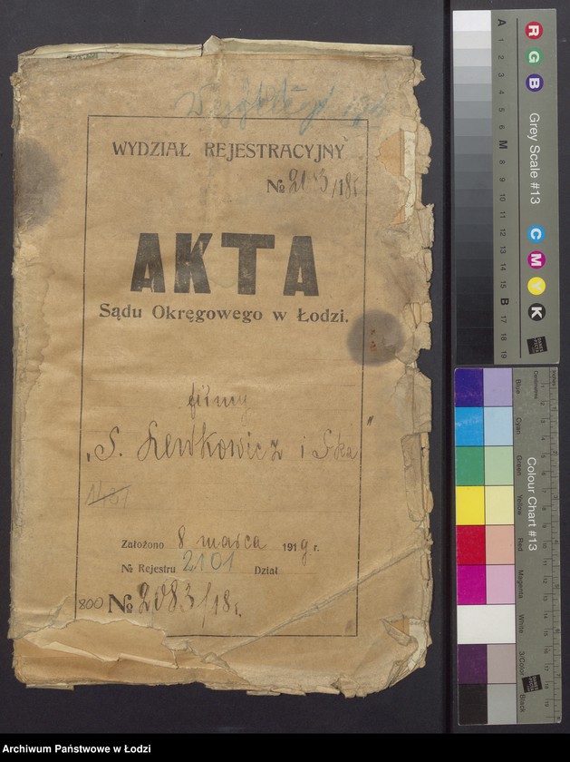 Obraz 2 z jednostki "Szyja Lewkowicz i S-ka – eksploatacja stolarni mechanicznej"