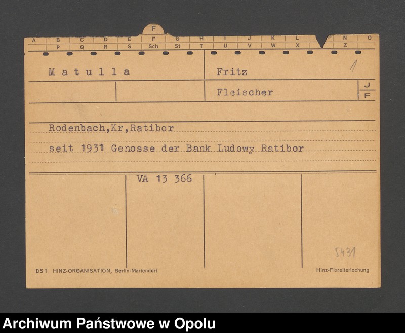 Obraz 3 z jednostki "[Matulla Fritz, Rodenbach]"