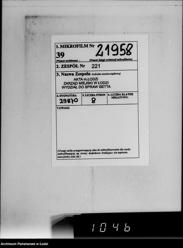 Obraz 2 z jednostki "Beschlagnahmen auf den Baluter Ring"